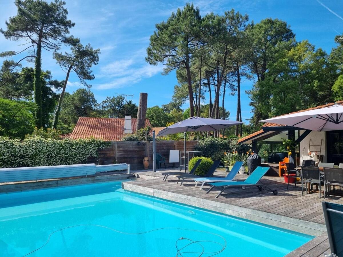 House With Heated Pool And Jacuzzi Villa Soorts-Hossegor Eksteriør bilde