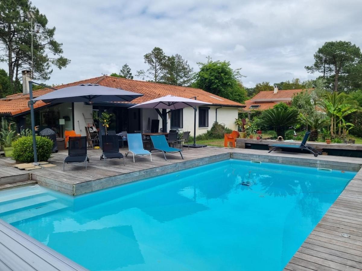 House With Heated Pool And Jacuzzi Villa Soorts-Hossegor Eksteriør bilde